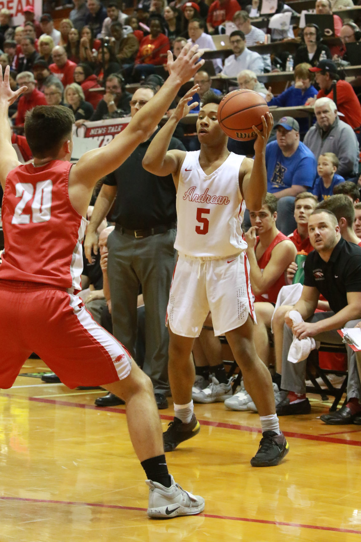 Gallery: Class 2A boys basketball semistate: Andrean vs Frankton
